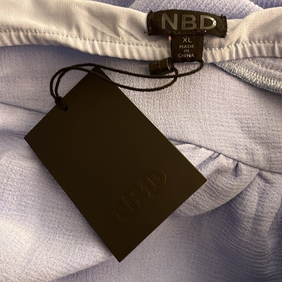 New NBD Revolve Saanvi Perwinkle maxi dress Women’s size XL Stretch beach summer - Picture 7 of 9